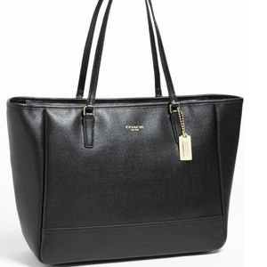 COACH Saffiano Leather Large East/West Tote